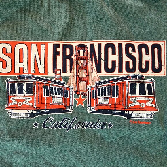 NWOT San Francisco Green Boys T-Shirt Size Medium 8 - Picture 5 of 9